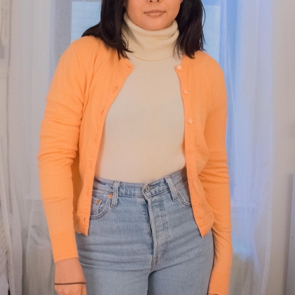 Cashmere J Crew cardigan